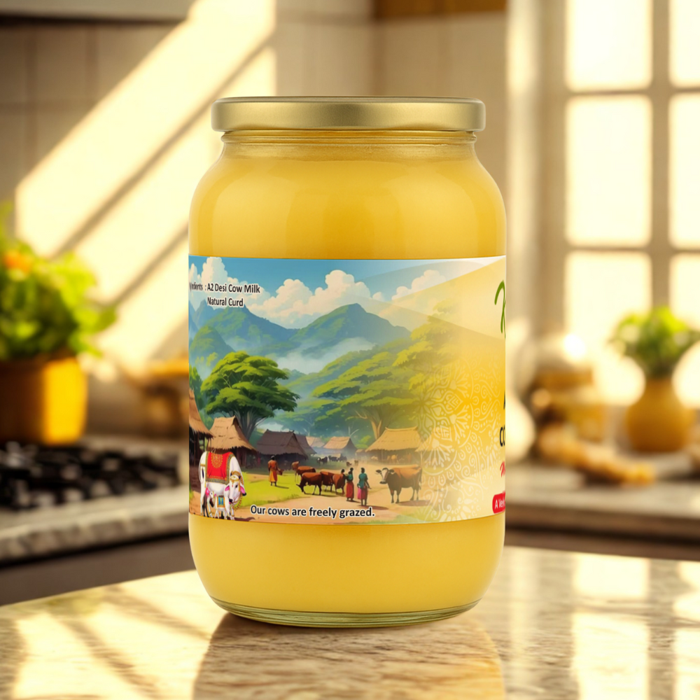 A2 Desi Cow Ghee | Made by the ancient Vedic Bilona process